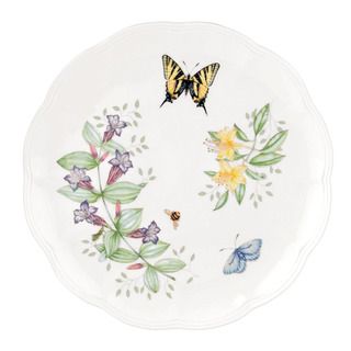 Lenox Butterfly Meadow Tiger Swallowtail 10.75 inch Dinner Plate