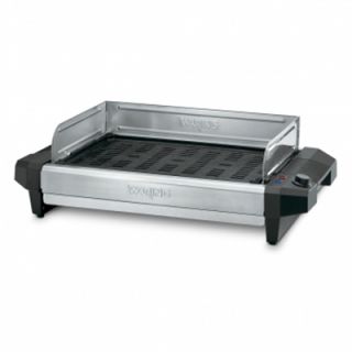 Waring Countertop Cast Iron Grill w/ 6 Burger Capacity & 3 Temperature Settings