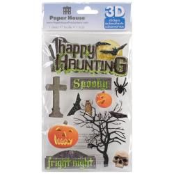 Paper House 3 d Sticker  Happy Haunting