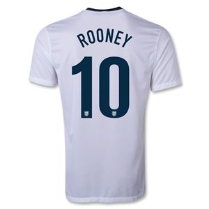 Nike England 13/14 ROONEY Home Soccer Jersey