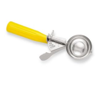Hamilton Beach Food Disher, Size 20, Stainless, Yellow Handle