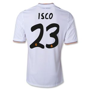 adidas Real Madrid 13/14 ISCO Home Soccer Jersey