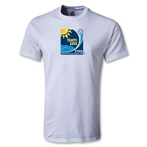 Euro 2012   FIFA Beach World Cup 2013 Emblem T Shirt (White)