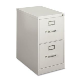 Basyx Vertical File,2 Drawer, Letter, Gray BSXH412PQ