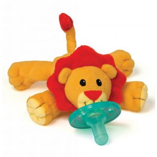 Wubbanub Little Lion Infant Pacifier (Orange (Little Lion)Brand WubbaNubModel WN32485Materials Polyester/siliconeDimensions 7 inches long x 6 inches wide x 1 inch high )