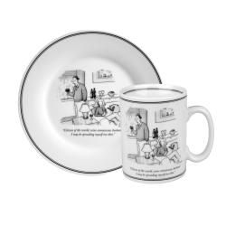 Konitz New Yorker Collection Citizen Of The World Mug And Plate Set
