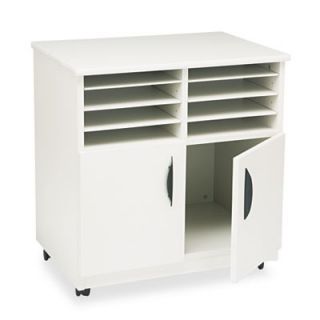 Safco Laminate Machine Stand w/Sorter Compartments