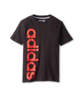 adidas Kids Adi Lineer Boys T Shirt (Black)