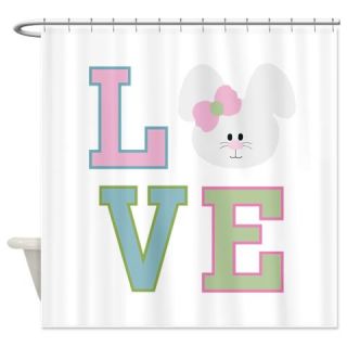  Bunny Love Shower Curtain  Use code FREECART at Checkout