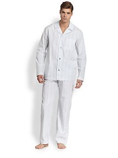 Hanro Tiago Pajama Set   Grey