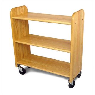 Catskill Craftsmen Library Book Truck in Natural Oak 3324