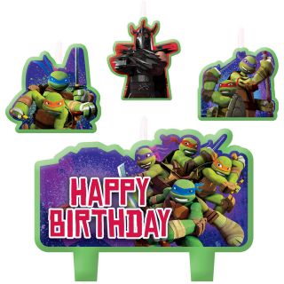 Teenage Mutant Ninja Turtles Birthday Candles