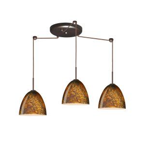 Besa Lighting BEL 3JC 4470CE BR Vila Pendant