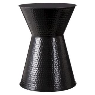 Accent Table Threshold Round Metal Accent Table   Black