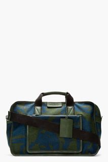 Marc By Marc Jacobs Blue Camo Yes We Can Boxy Duffle