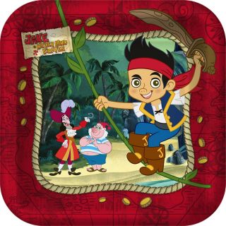 Disney Jake and the Never Land Pirates Dessert Plates