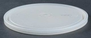 Princess House Crystal Heritage 6 Storage Bowl, Plastic Lid Only   Gray Cut Flo