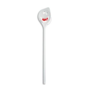 Koziol Oliver Cooking Spoon with Wall Hook 30075 Color Solid White