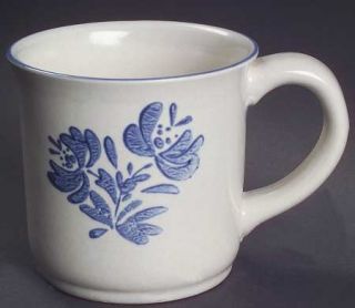 Pfaltzgraff Yorktowne (Usa) Oversized Cup, Fine China Dinnerware   Blue Floral,S