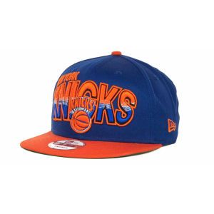 New York Knicks New Era NBA Hardwood Classics Split Line 9FIFTY Snapback Cap