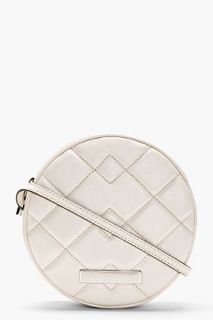 Marc By Marc Jacobs Ivory White Leather Shape Up Quilted Jackson Bag
