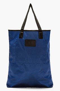 Marc By Marc Jacobs Navy Luster Tote Bag
