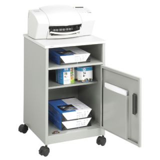 Safco Products Machine Stand with Compartment 1871GR