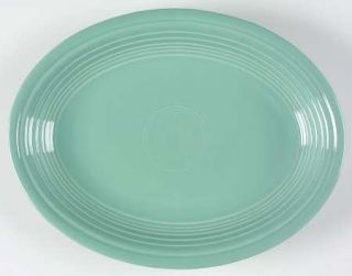 Homer Laughlin  Fiesta Sea Mist Green (Newer) 11 Oval Serving Platter, Fine Chi