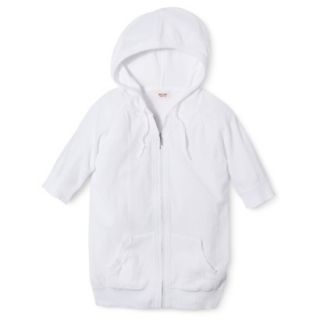 Mossimo Supply Co. Juniors Zip Hoodie Sweater   Fresh White L(11 13)