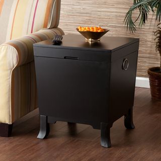 Upton Home Parsons Black End Table Trunk