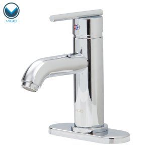 Vigo Industries VG01038CHK1 Universal Setai Single Handle Chrome Bathroom Faucet