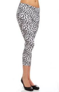 Hue 14282 Leopard Cotton Capri Legging