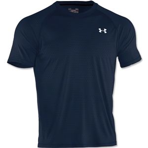 Under Armour Tech Emboss T Shirt (Navy)