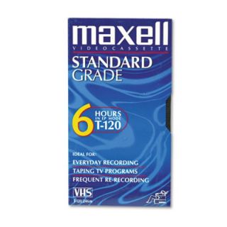 Maxell All Purpose Standard Grade 6 Hour VHS Videotape Cassette