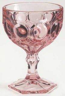 Fostoria Moonstone Pink Champagne/Tall Sherbet   Stem #2882, Pink,   Heavy Press
