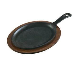 Lodge Oval Cast Iron Serving Griddle, 15.25x7.5 in