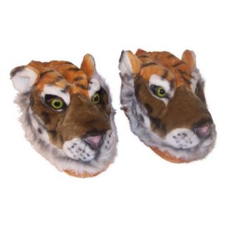Comfy Feet Orange Tiger Animal Feet Slippers Multicolor   9003 1, Small