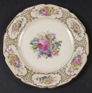Heinrich   H&C Lady Louise Luncheon Plate, Fine China Dinnerware   Multicolor Fl