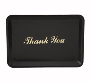 Winco Tip Tray w/ Gold Imprint, 4.5 x 6.5 in