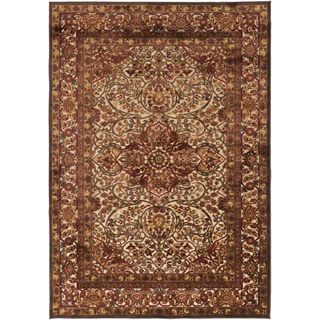 Meticulously Woven Bardo Traditional Red Oriental Rug (76 X 106)