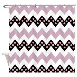  Retro chevron style Shower Curtain  Use code FREECART at Checkout