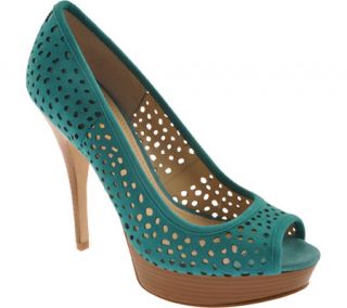 Womens Enzo Angiolini Sully   Turquoise Suede High Heels