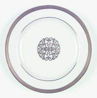 American Atelier Florentine Gold Scroll Salad Plate, Fine China Dinnerware   Gol