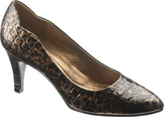 Womens Soft Style Rosalyn   Leopard Patent Croco Heels