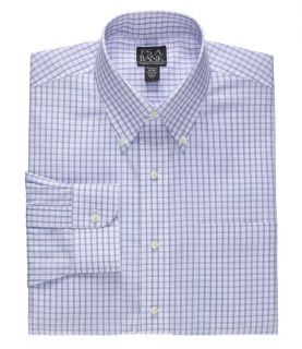 Traveler Button Down Collar Grid Dress Shirt. JoS. A. Bank