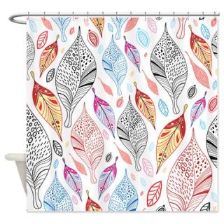  Cute Leaf Pattern Shower Curtain  Use code FREECART at Checkout