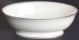 Lenox China Federal Platinum 9 Oval Vegetable Bowl, Fine China Dinnerware   Cla