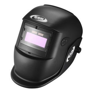 Glx Auto darkening Welding Helmet (Matte blackFixed shade welding helmet with high quality LCD and multilayer optical interference filters for clear view and permanent UV/IR protection up to DIN 15. Auto darkeningDimensions 13.5 inches high x 9.1 inches 