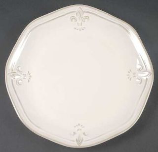 Better Homes and Gardens Country Crest Cream Dinner Plate, Fine China Dinnerware