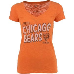Chicago Bears 47 Brand NFL Womens V Neck Established T Shirt